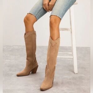 Mi.im Classy Western Suede Boots- Like New